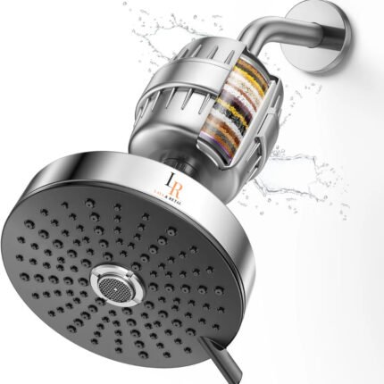 Filtered Shower Head COMBO – for Healthier Skin & Hair | 3 Mode High Pressure Shower Heads with 25-Stage Filtration | Removes 99.947% Chlorine & Heavy Metals | Shower Head with Filters - Chrome